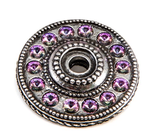 Carpe Diem Hardware 883-9VL Caché Escutcheon with Swarovski Crystals, Chalice