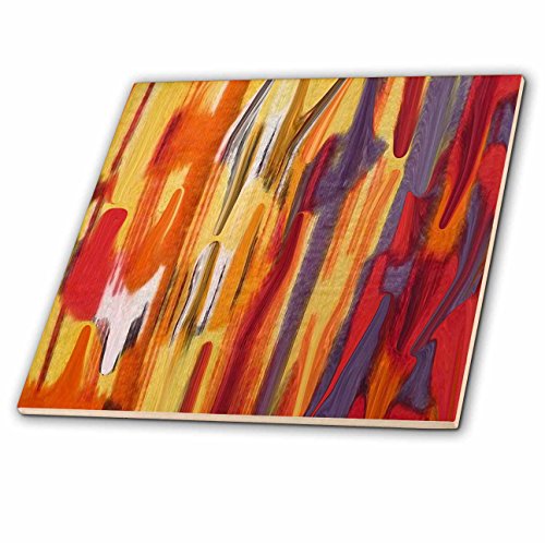 3dRose ct_31078_1 Melting Fires-Ceramic Tile, 4-Inch