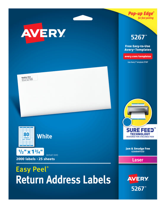 BRTAV1957 - Avery Paper Return Address Label